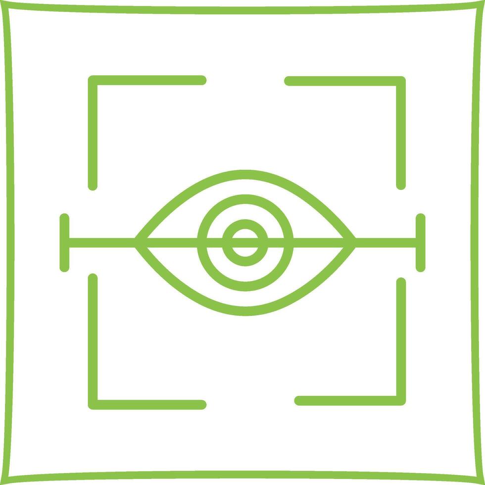 Eye Scan Vector Icon