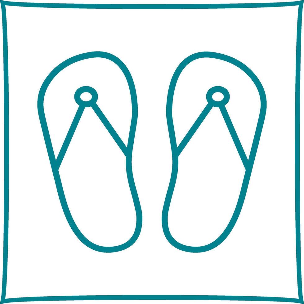 Slippers Vector Icon