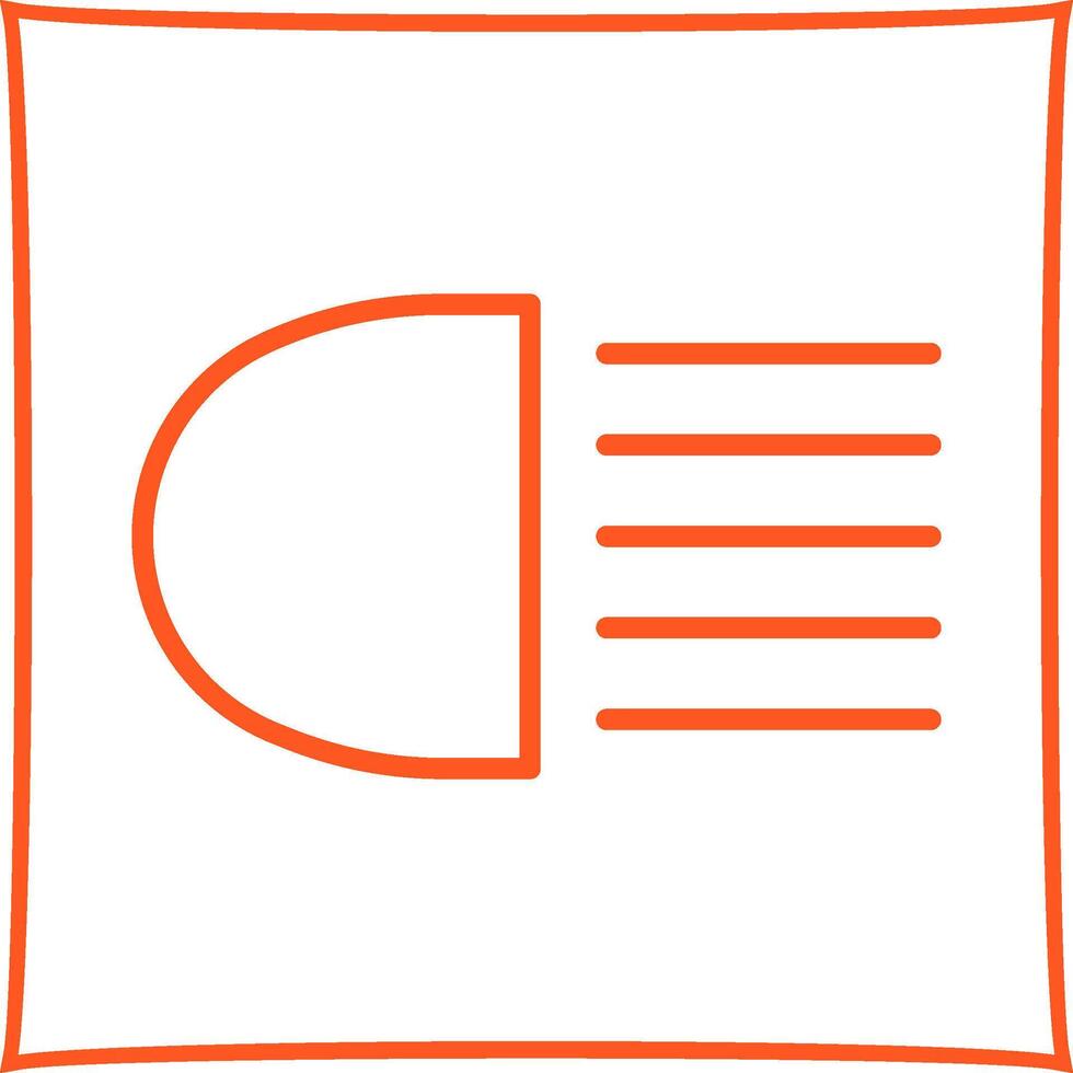Headlight Vector Icon