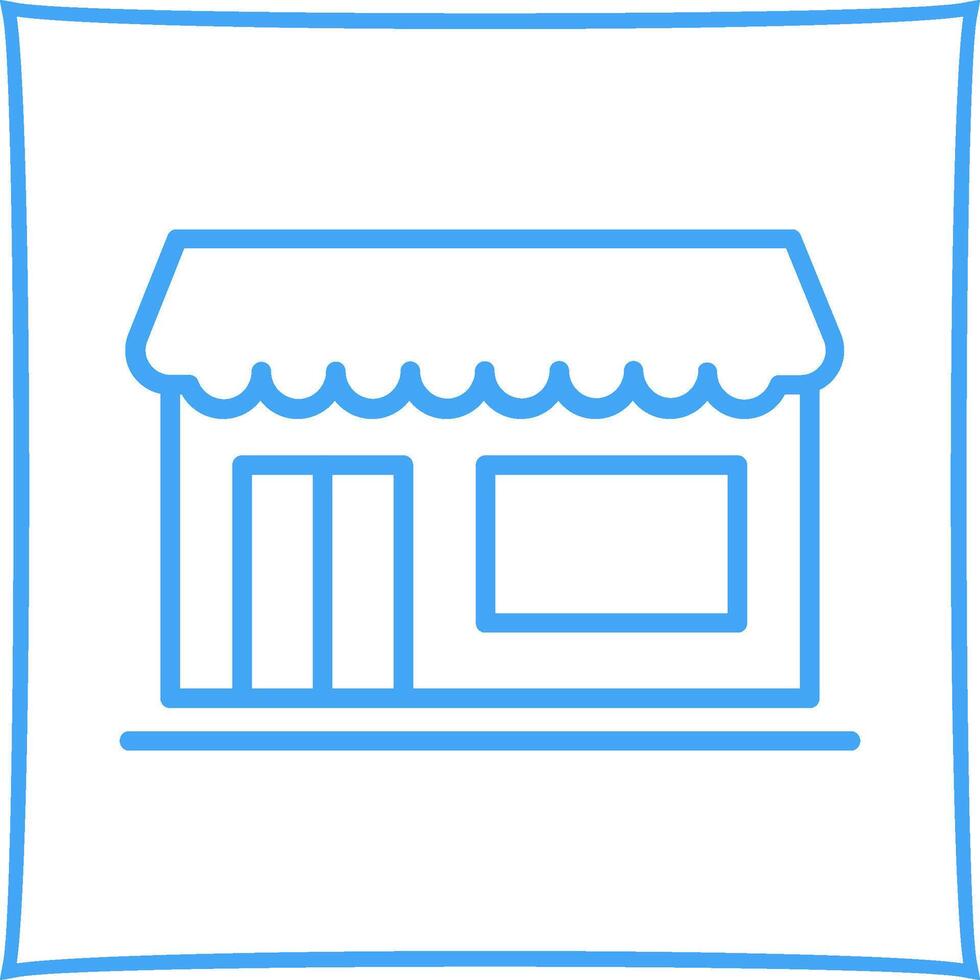 icono de vector de tienda