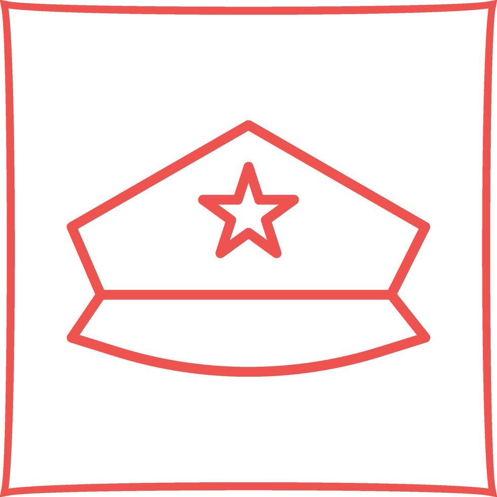 Police Hat Vector Icon