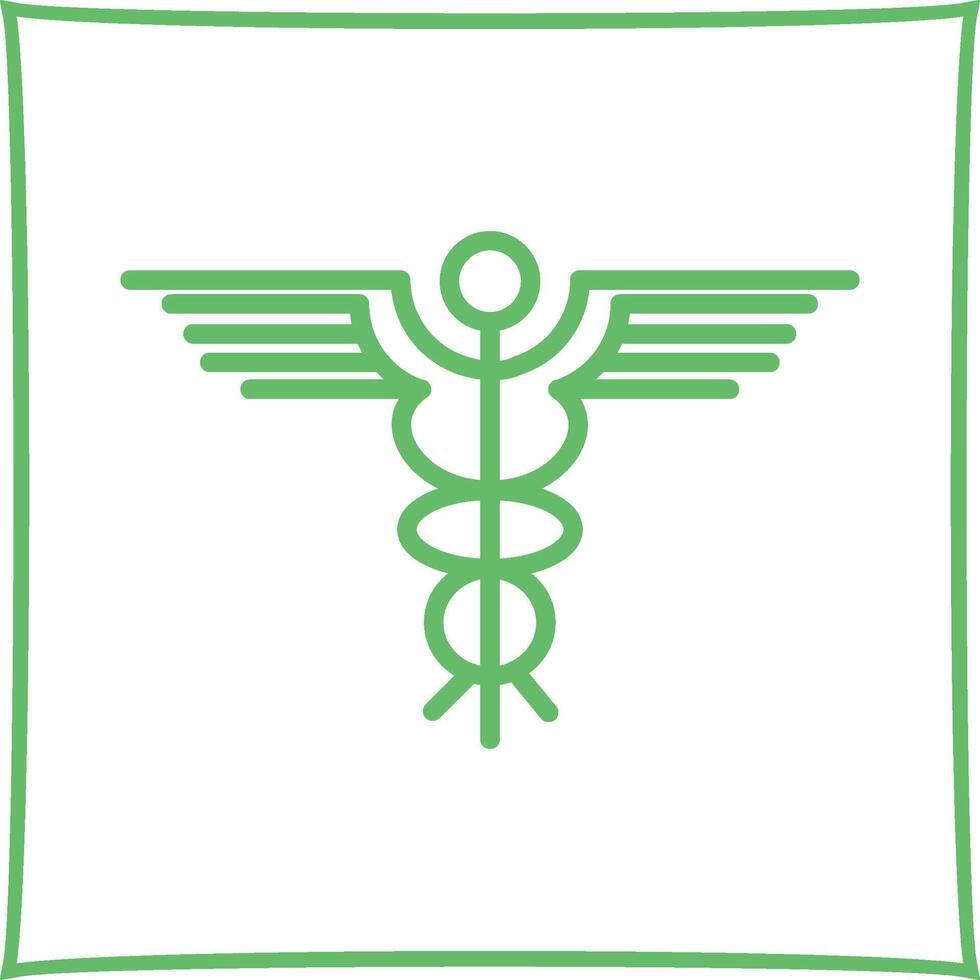 Caduceus Vector Icon