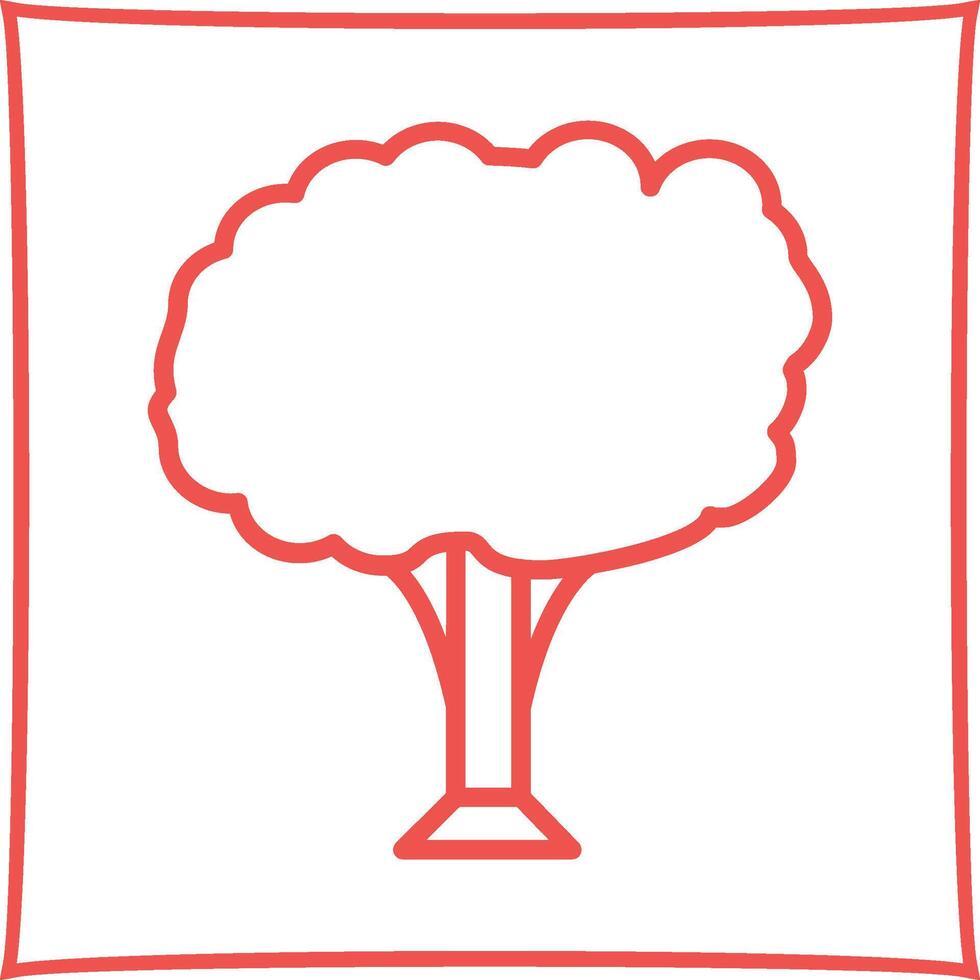 icono de vector de árbol