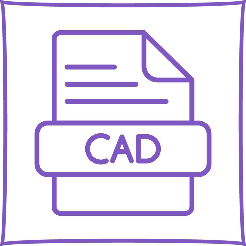 icono de vector de cad