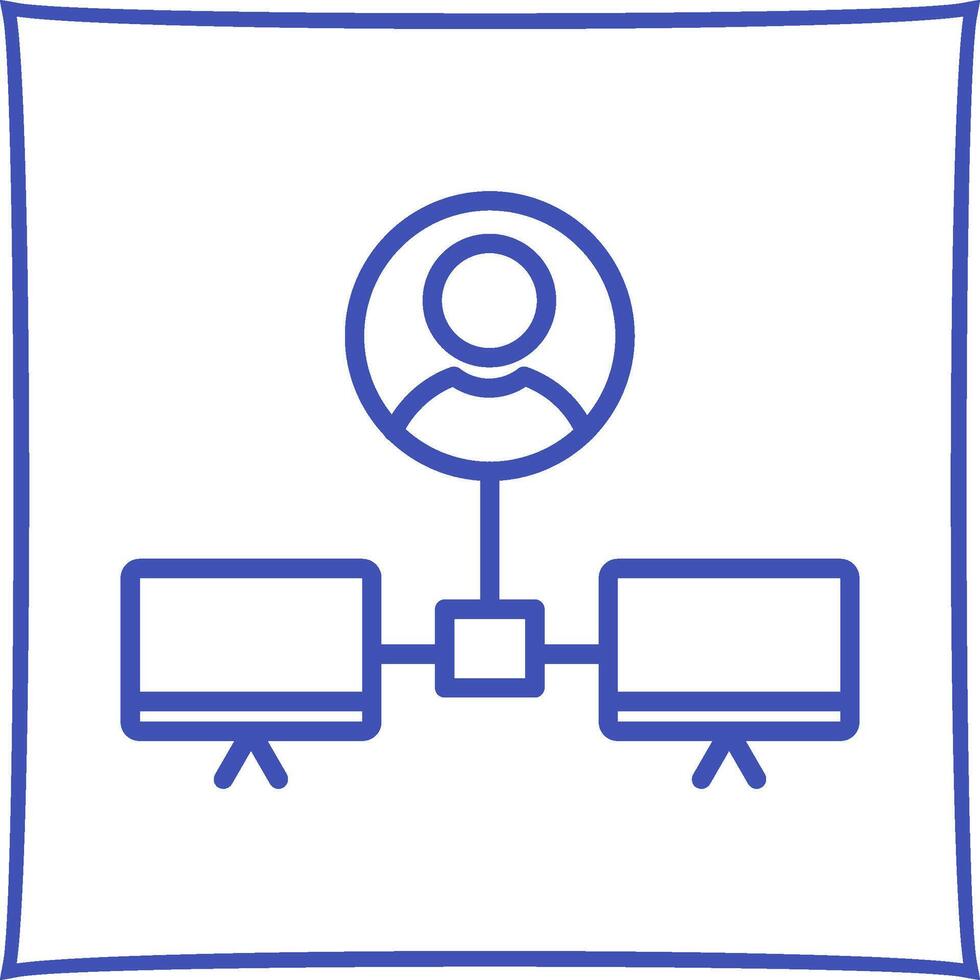 Company Network Vector Icon