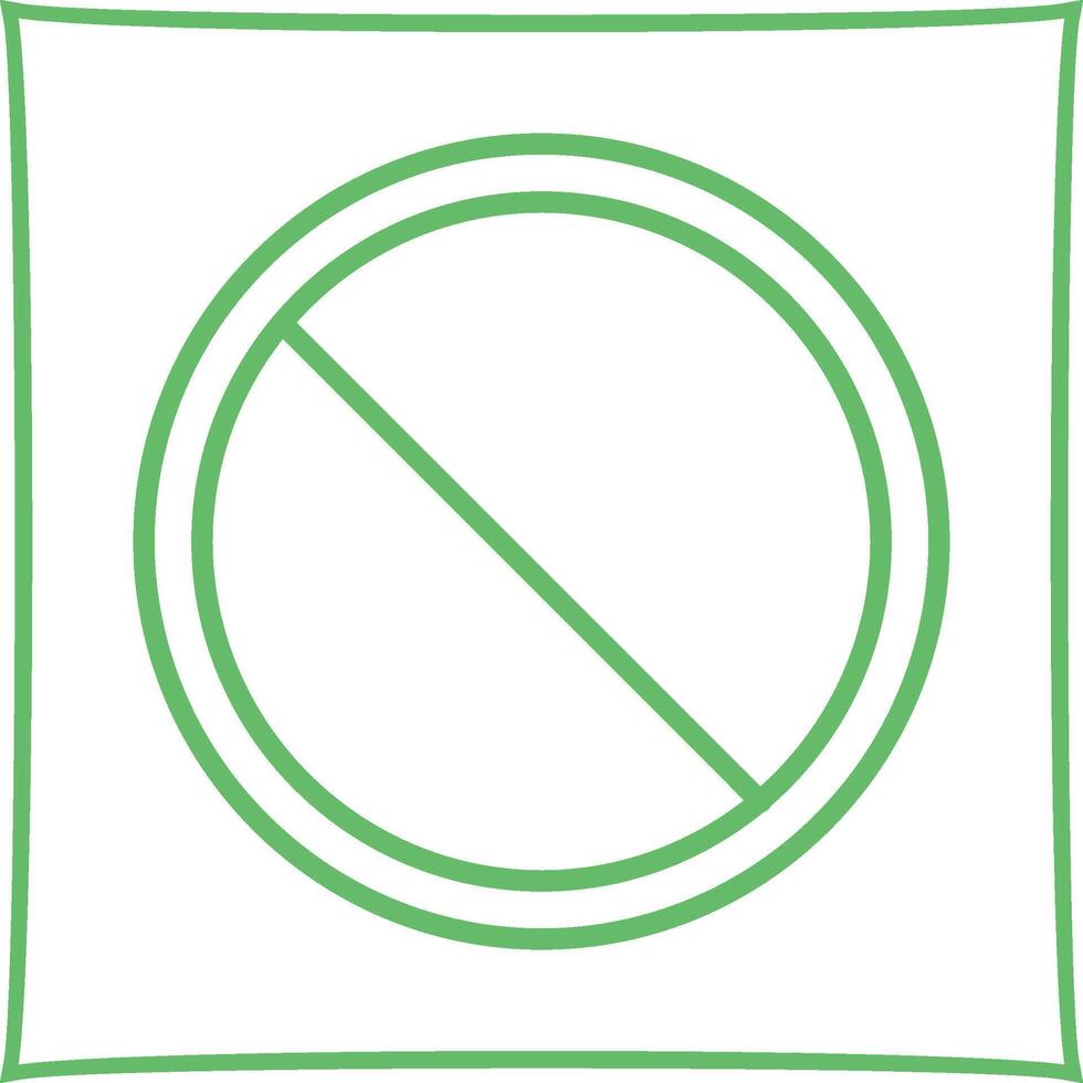 Prohibited Vector Icon