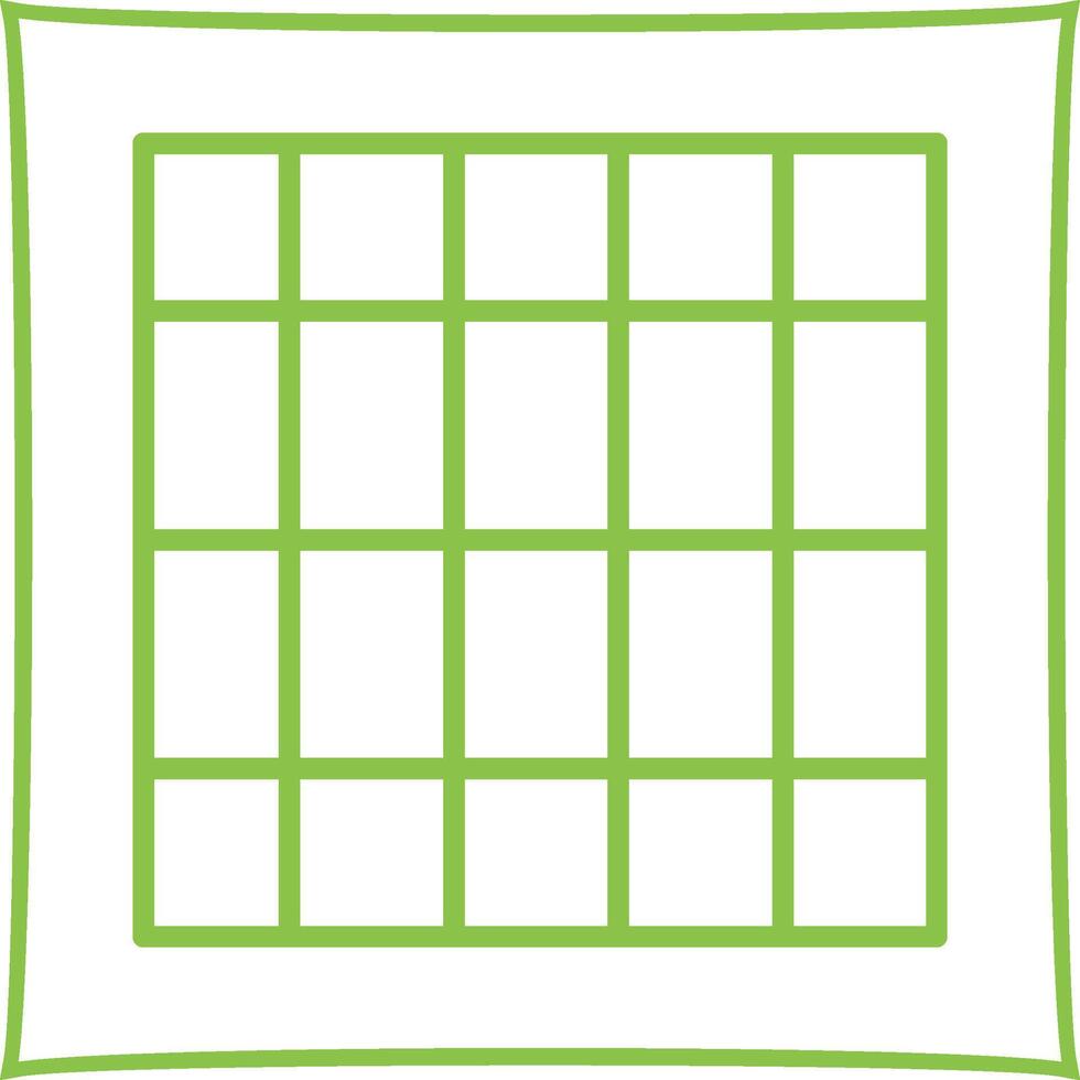 Table of Rates Vector Icon