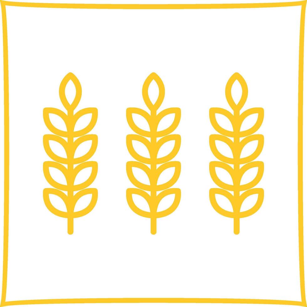 Wheat Vector Icon