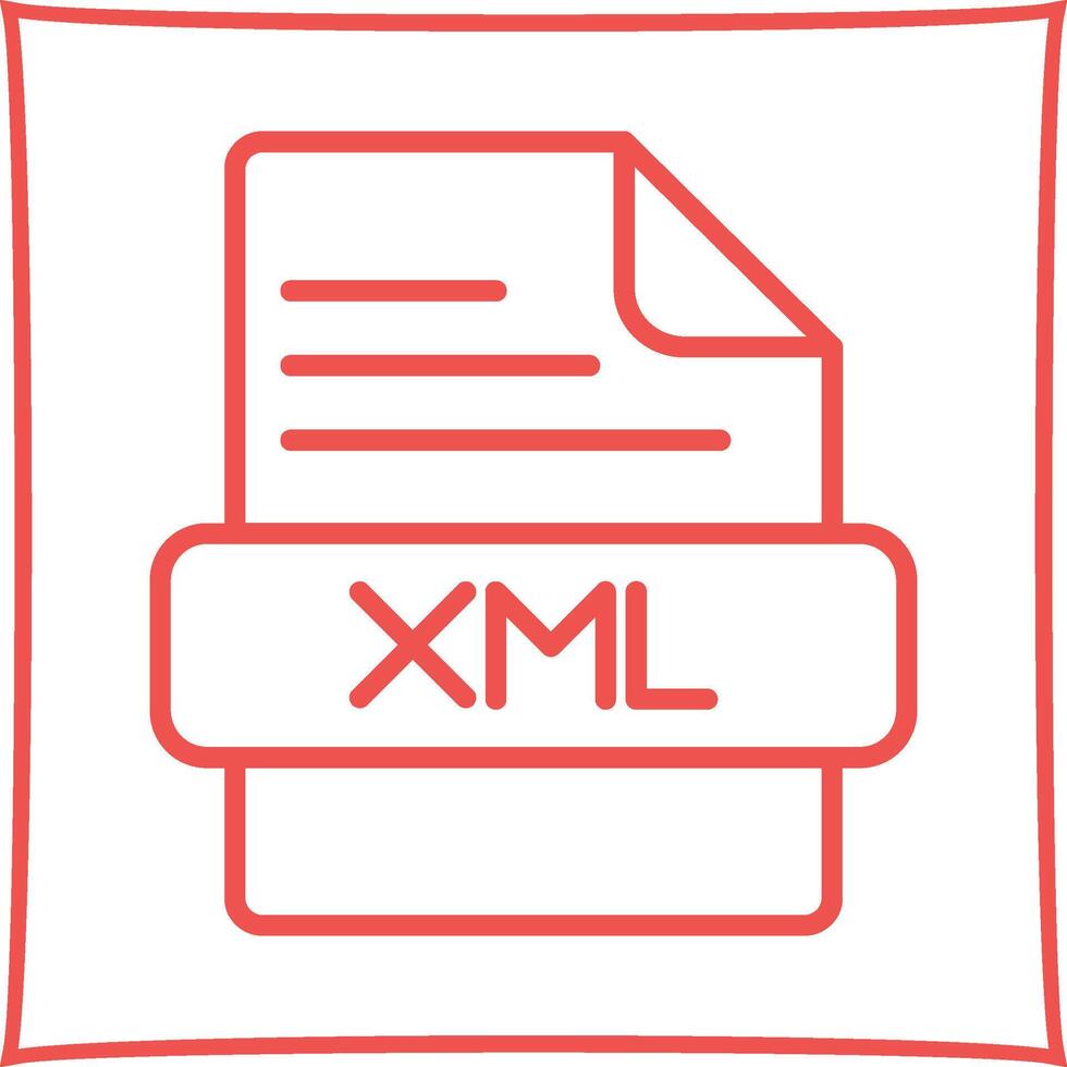 XML Vector Icon