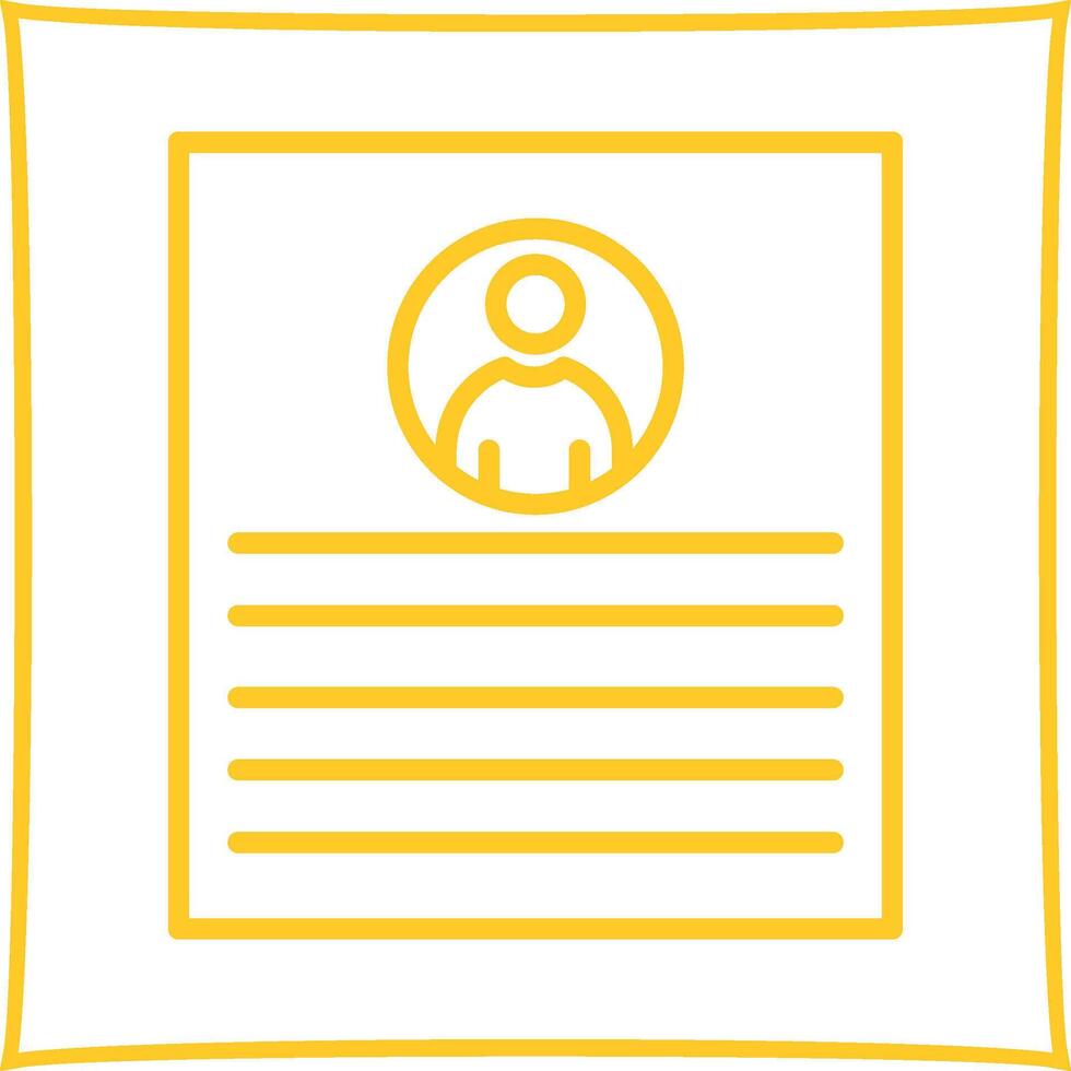 Client Profile Vector Icon