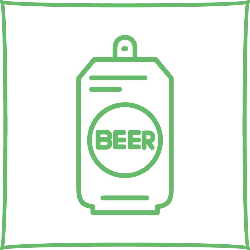 Beer Can II Vector Icon