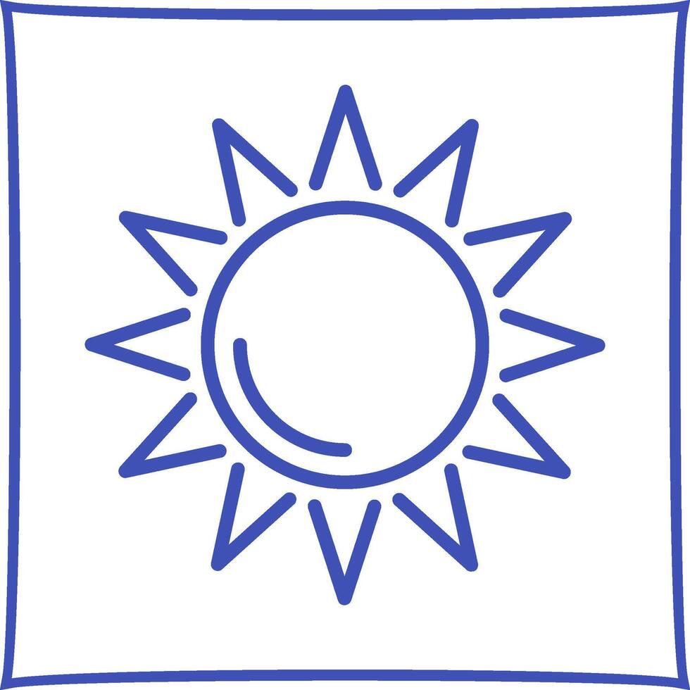 Sun I Vector Icon