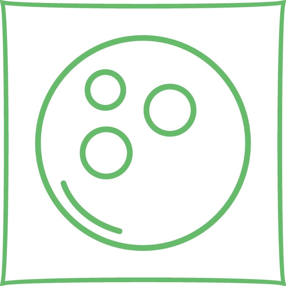 Bowling Ball Vector Icon
