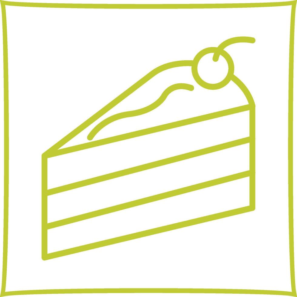 Cake Slice Vector Icon