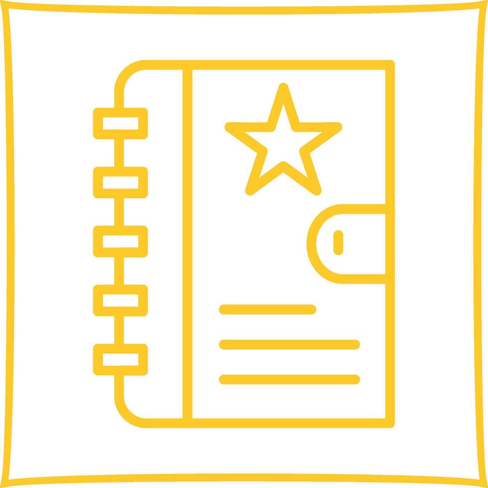 Diary Vector Icon