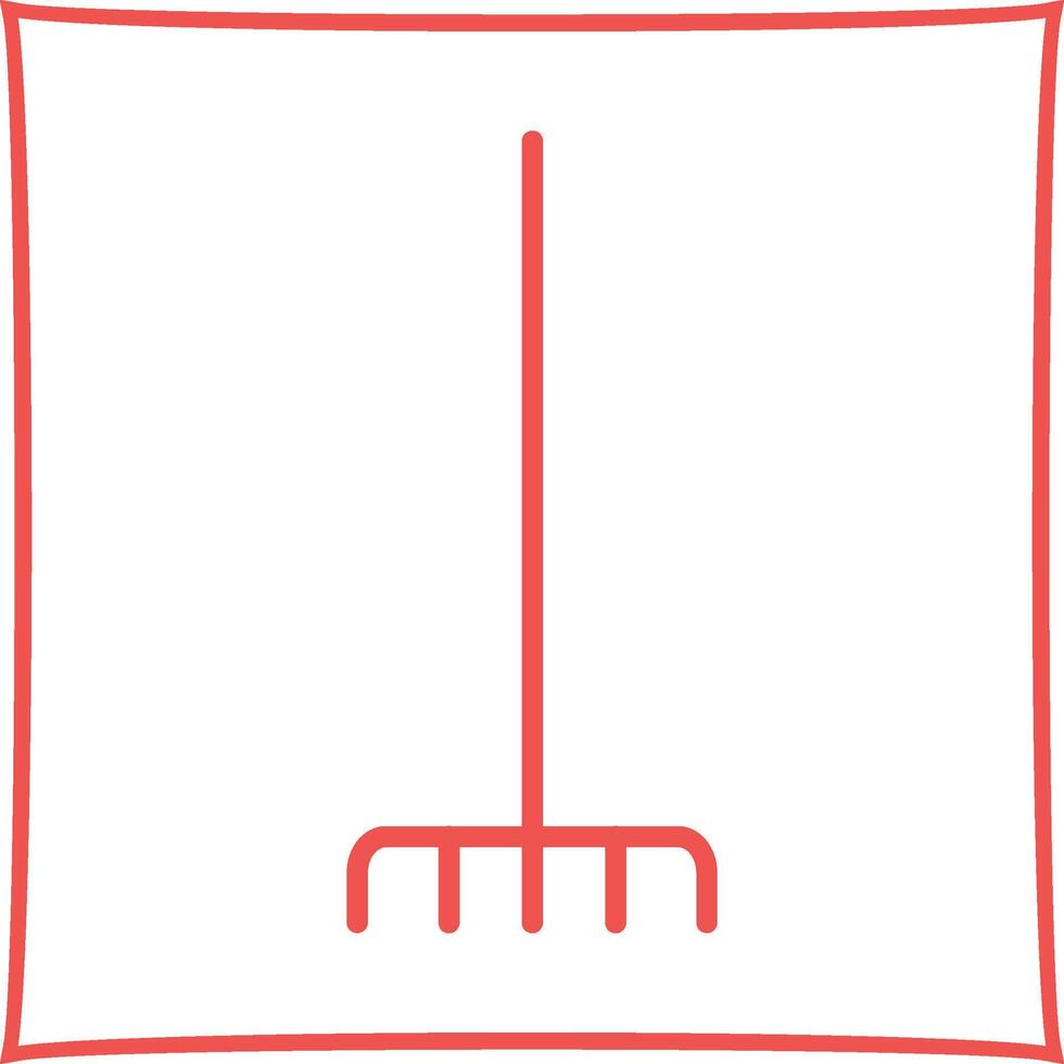Fork picking leaves Vector Icon