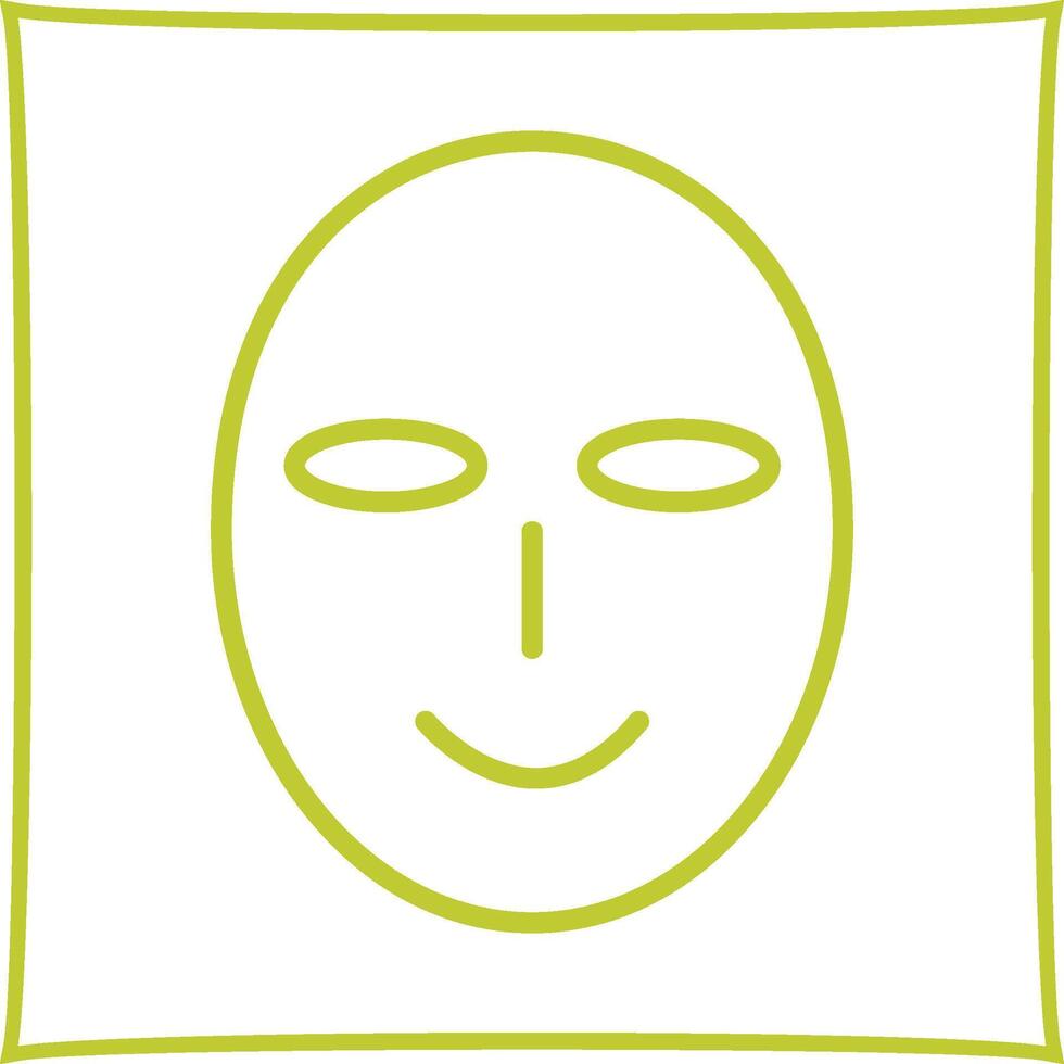 Ancient Face Mask Vector Icon