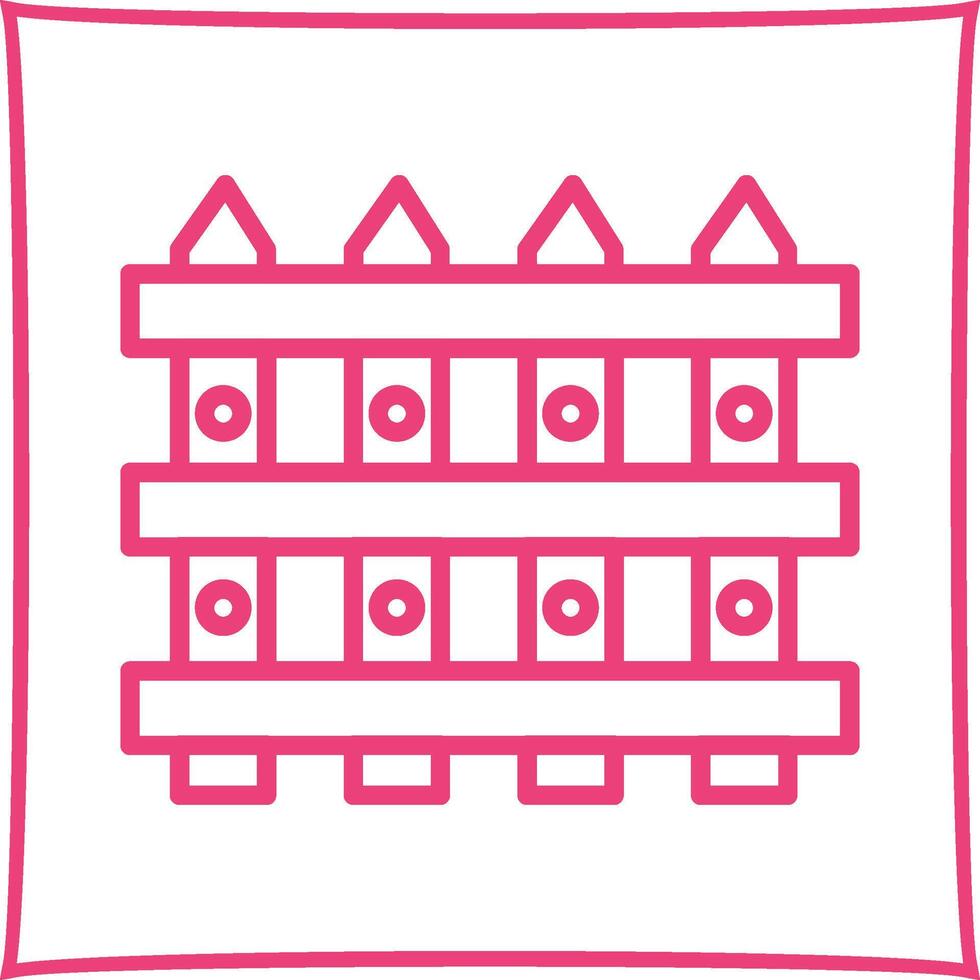 Fence Vector Icon