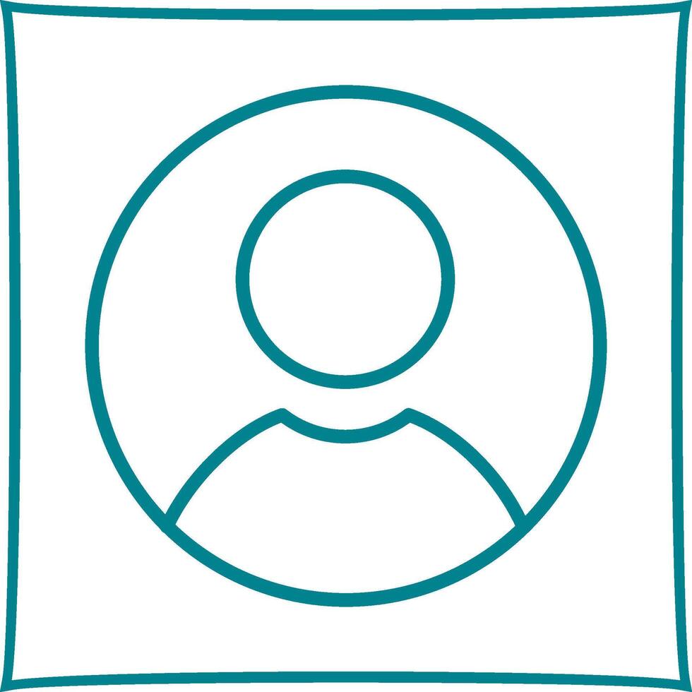 Male Profile Vector Icon