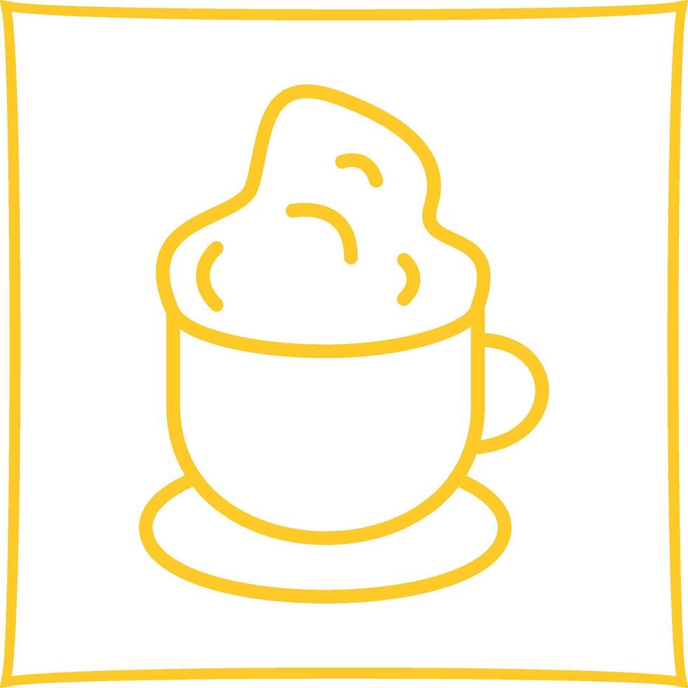 Creamy Coffee Vector Icon