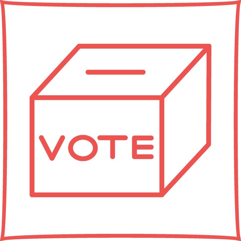 Ballot Box Vector Icon