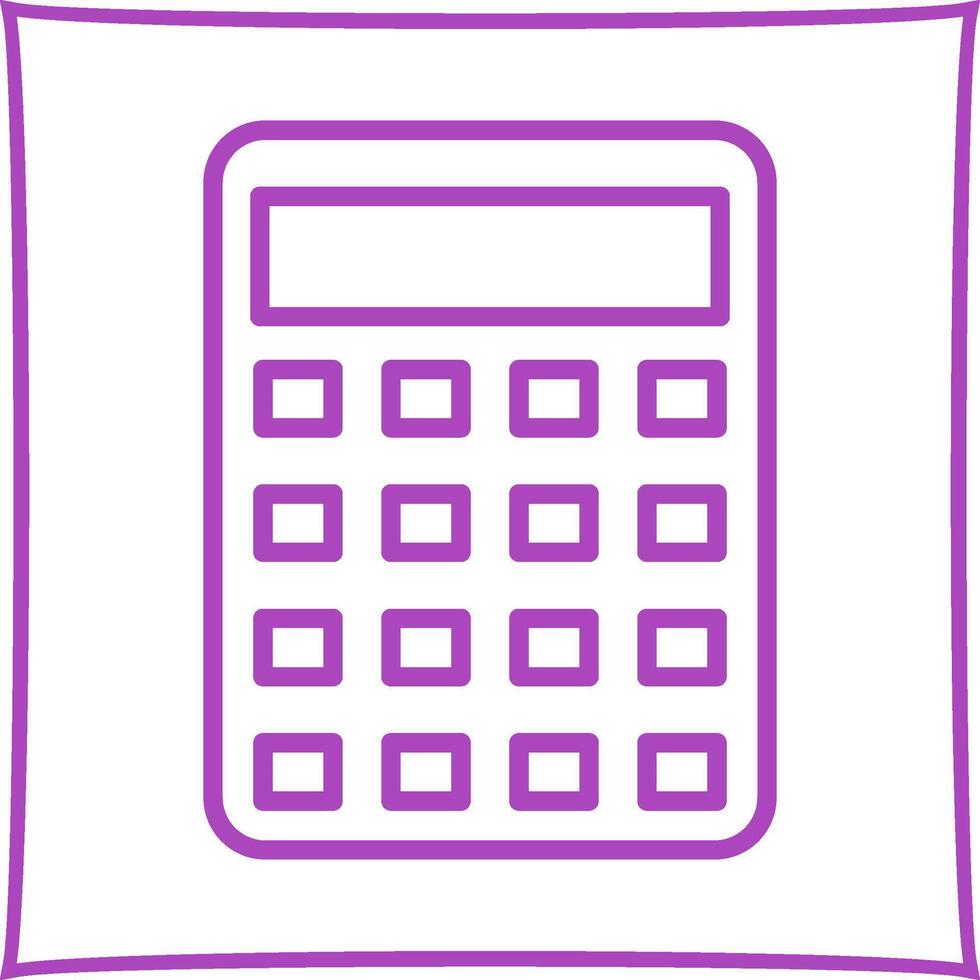 Calculator Vector Icon