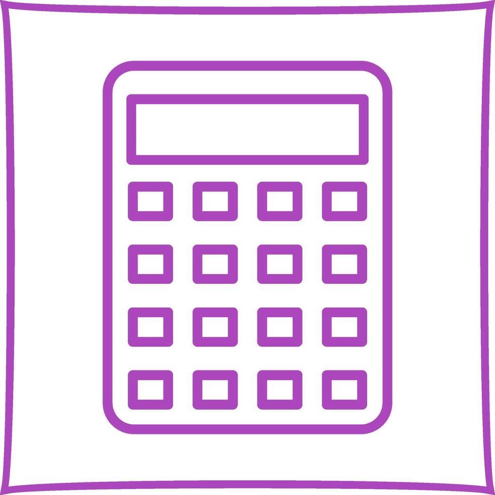 Calculator Vector Icon