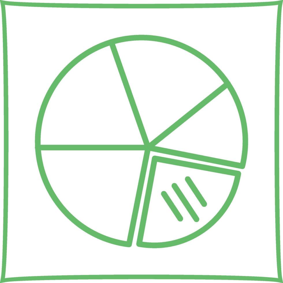 Pie Chart Vector Icon