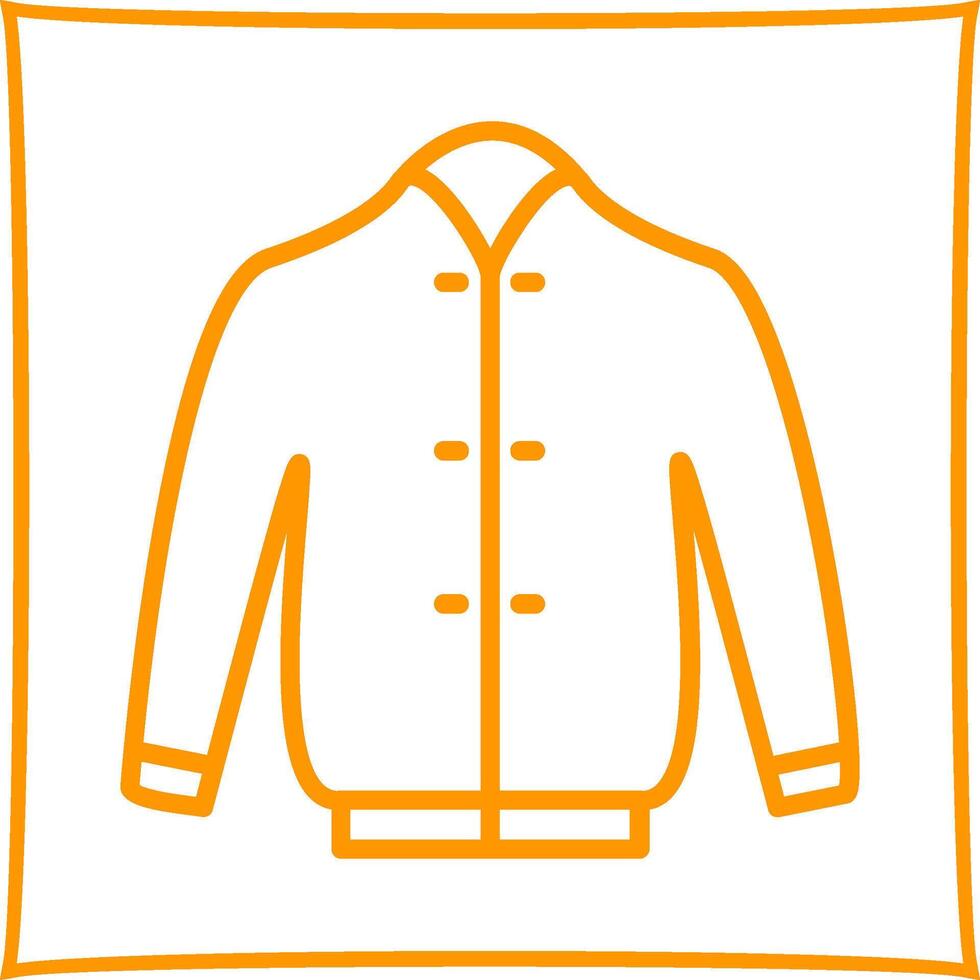 Stylish Jacket Vector Icon