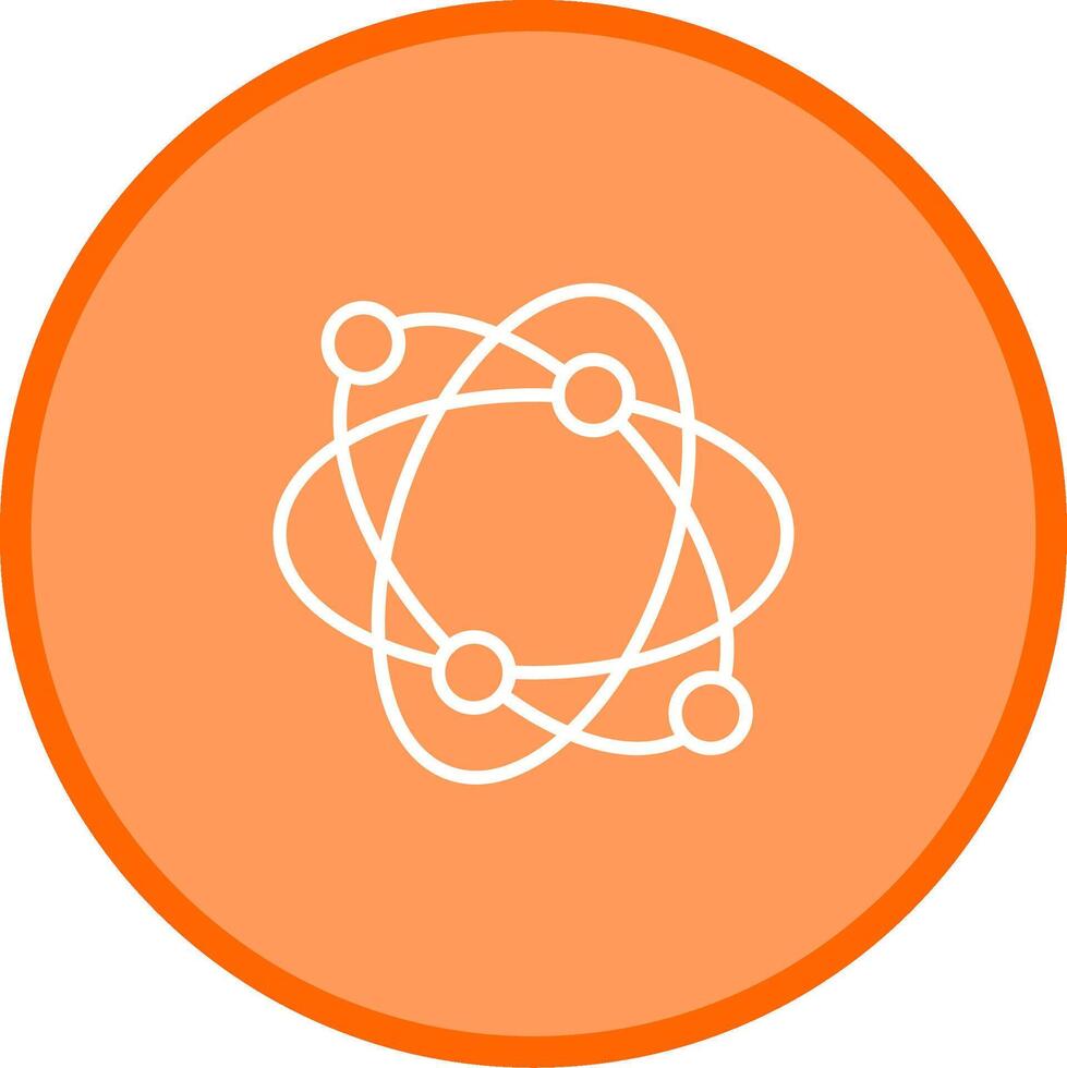 Atomic Structure Vector Icon