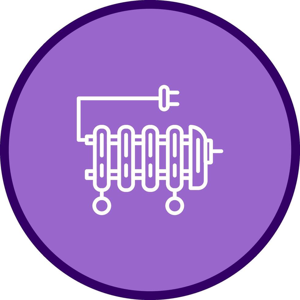 Oil Heater Vector Icon