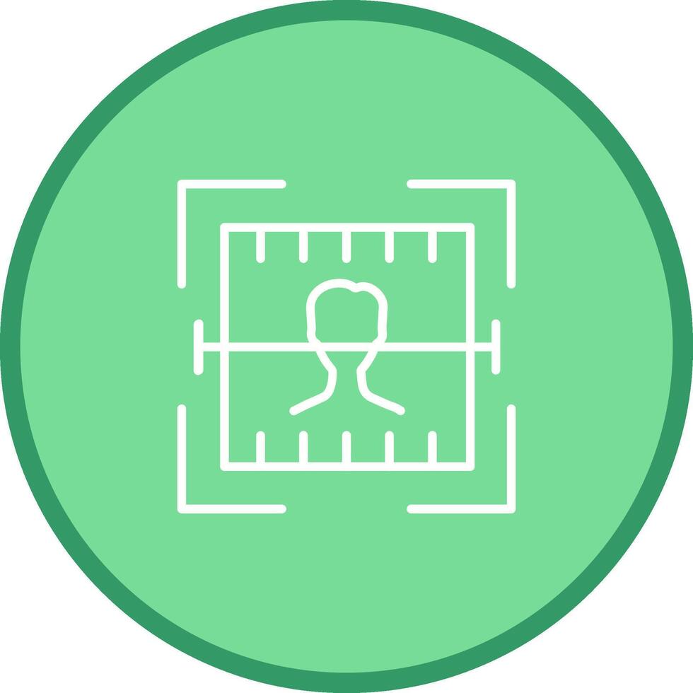 Face Scan Vector Icon