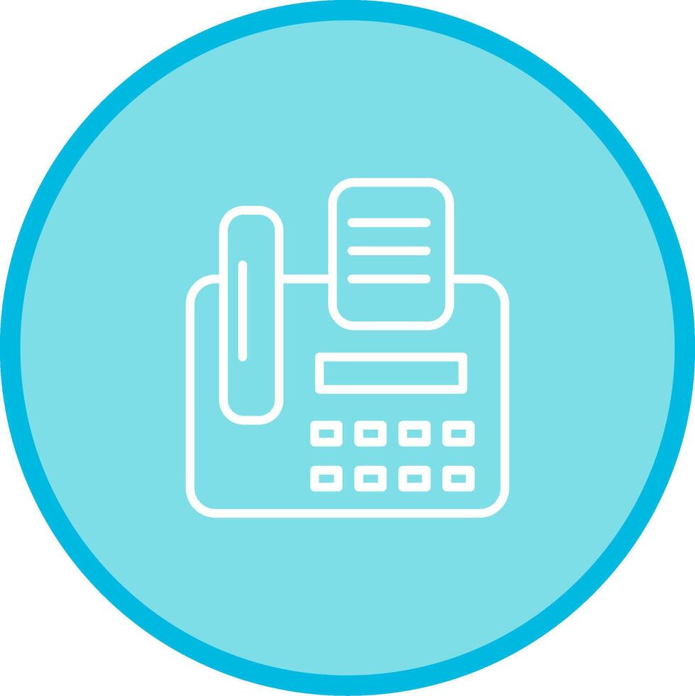 Fax Machine Vector Icon