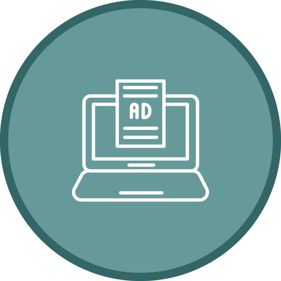 Internet Ads Vector Icon