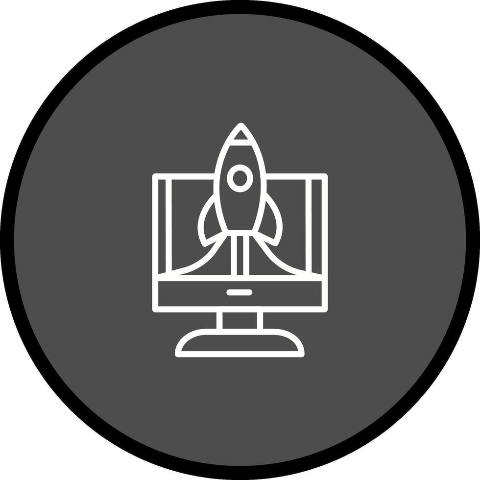 Business Launch Vector Icon