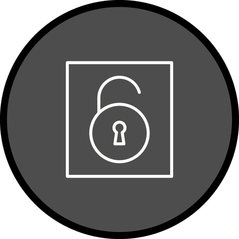 Open Lock I Vector Icon