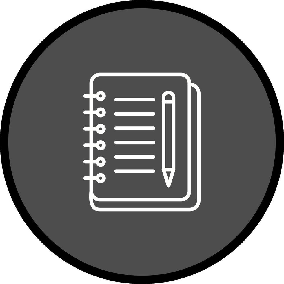 Notebook And Pen Vector Icon