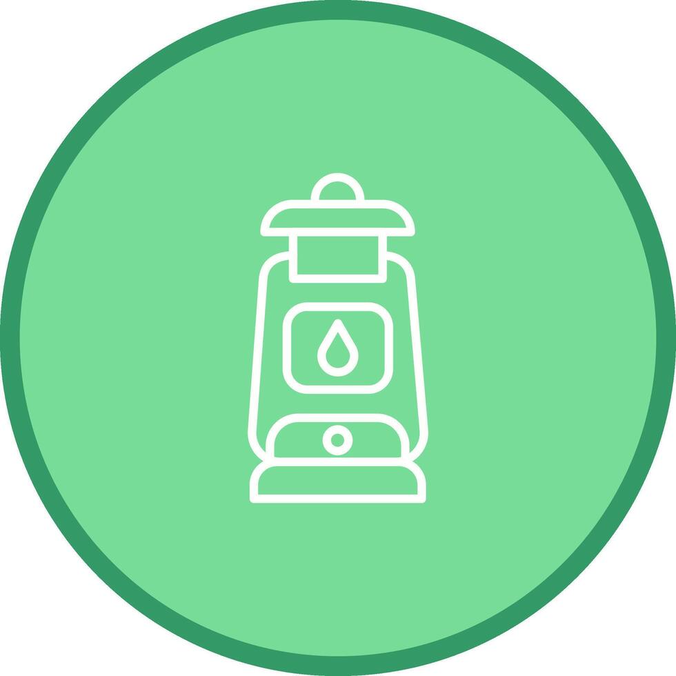 Oil Lamp Vector Icon