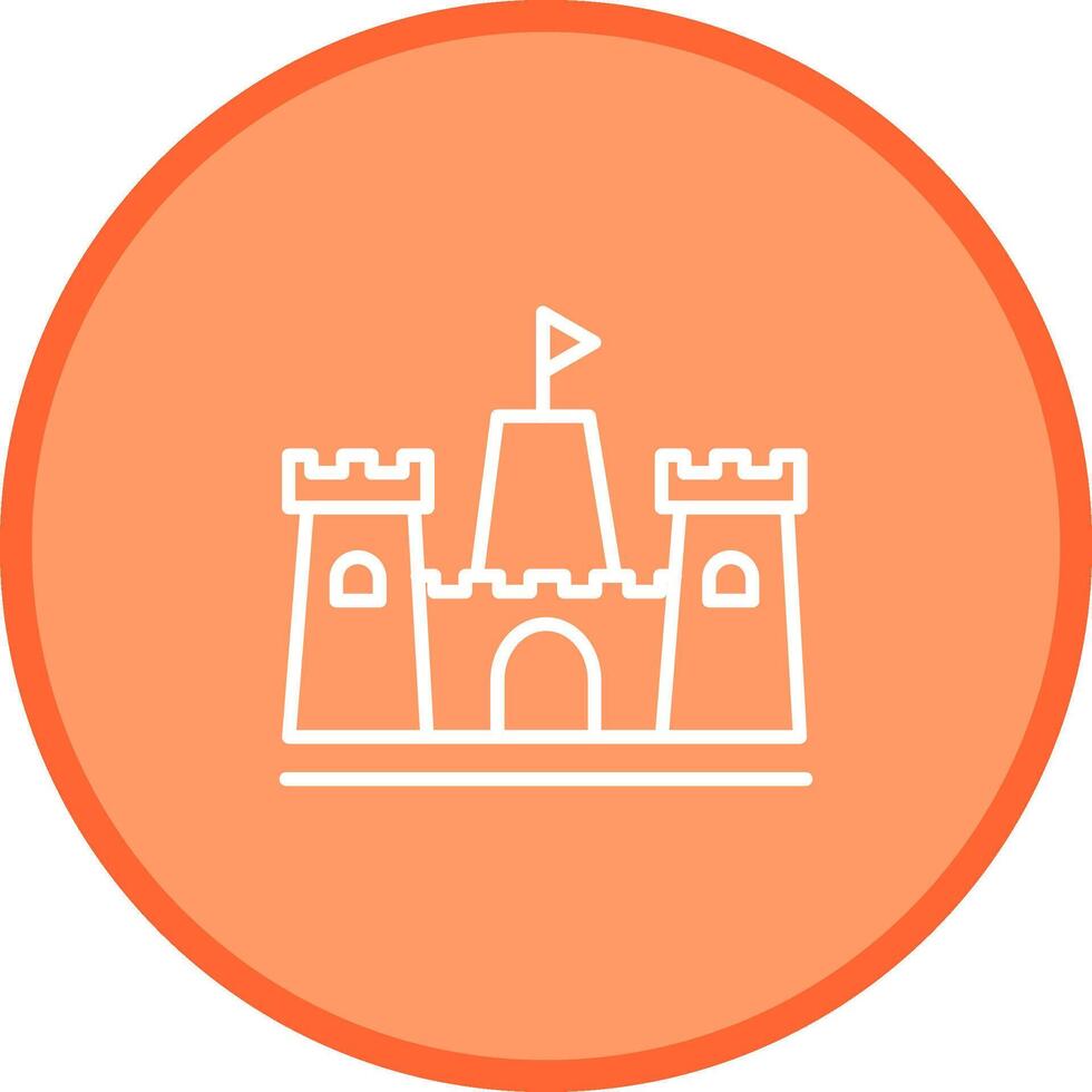 Sandcastle Vector Icon