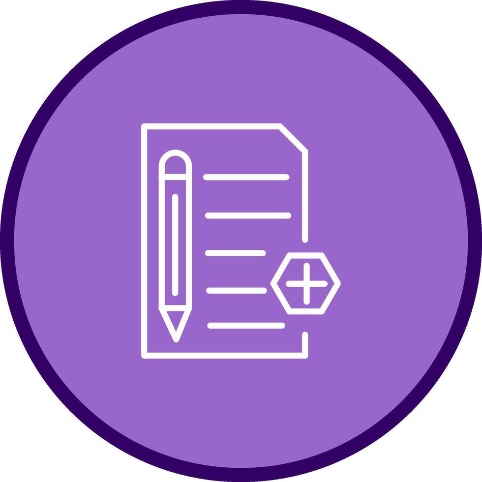 Medical Documents Vector Icon