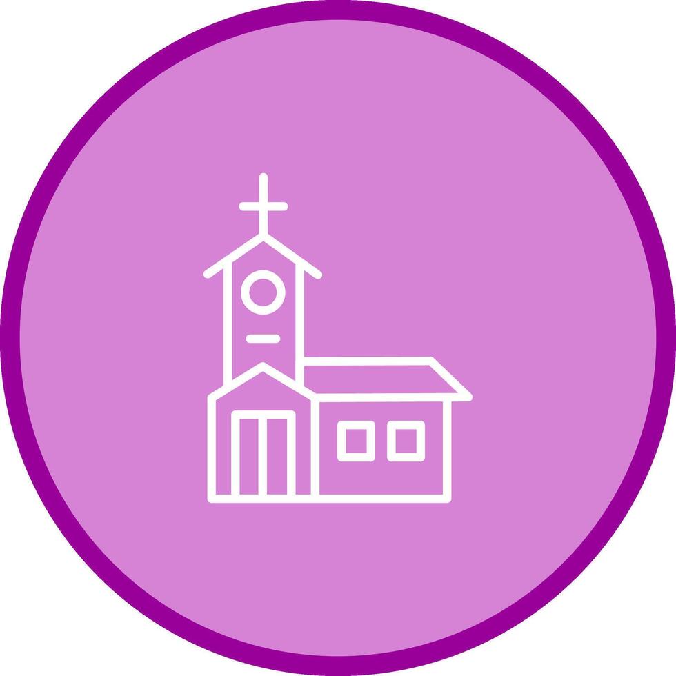 Building Church Vector Icon