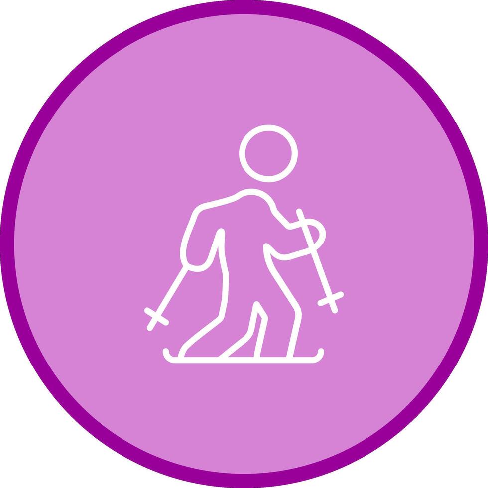 Ski Vector Icon