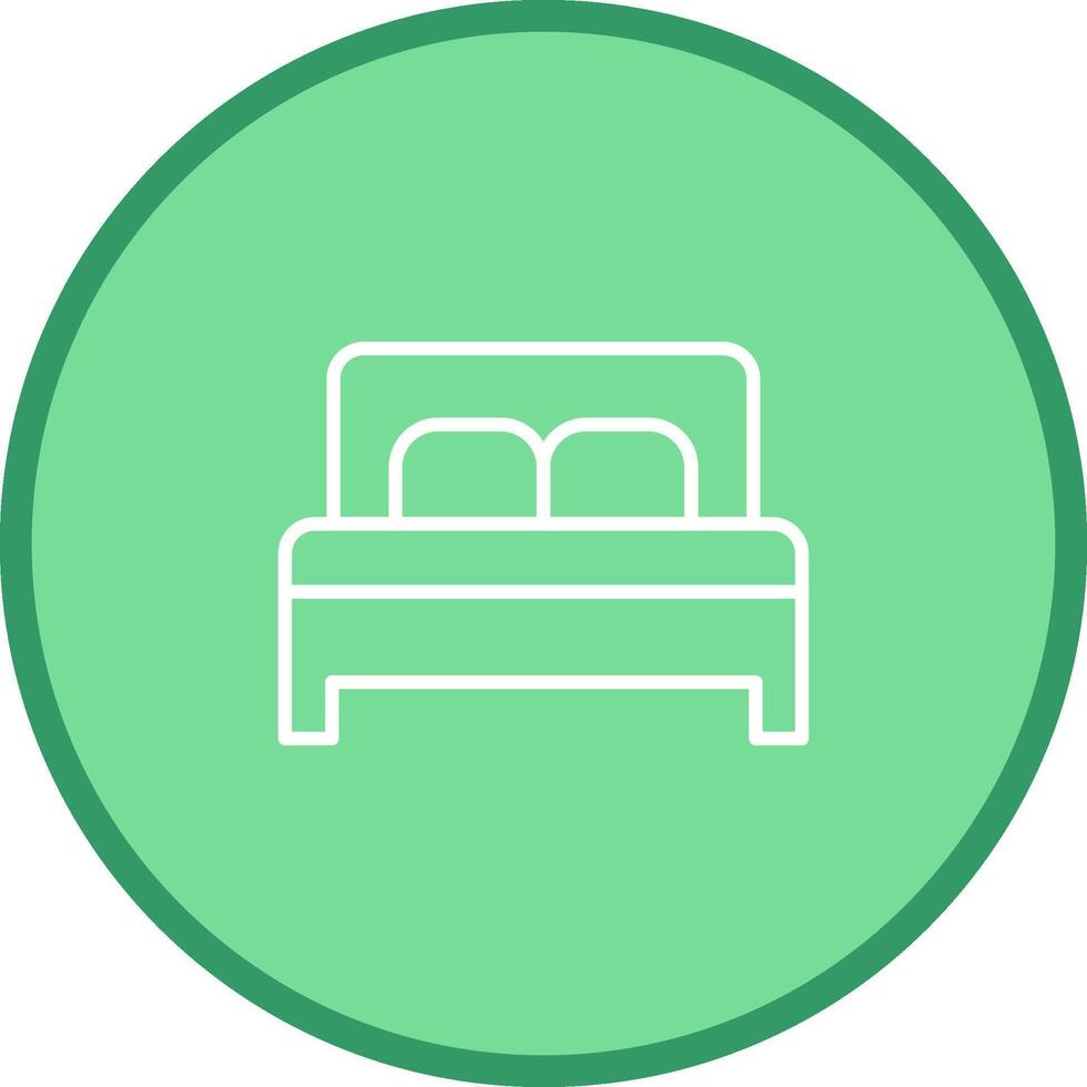 Double Bed II Vector Icon