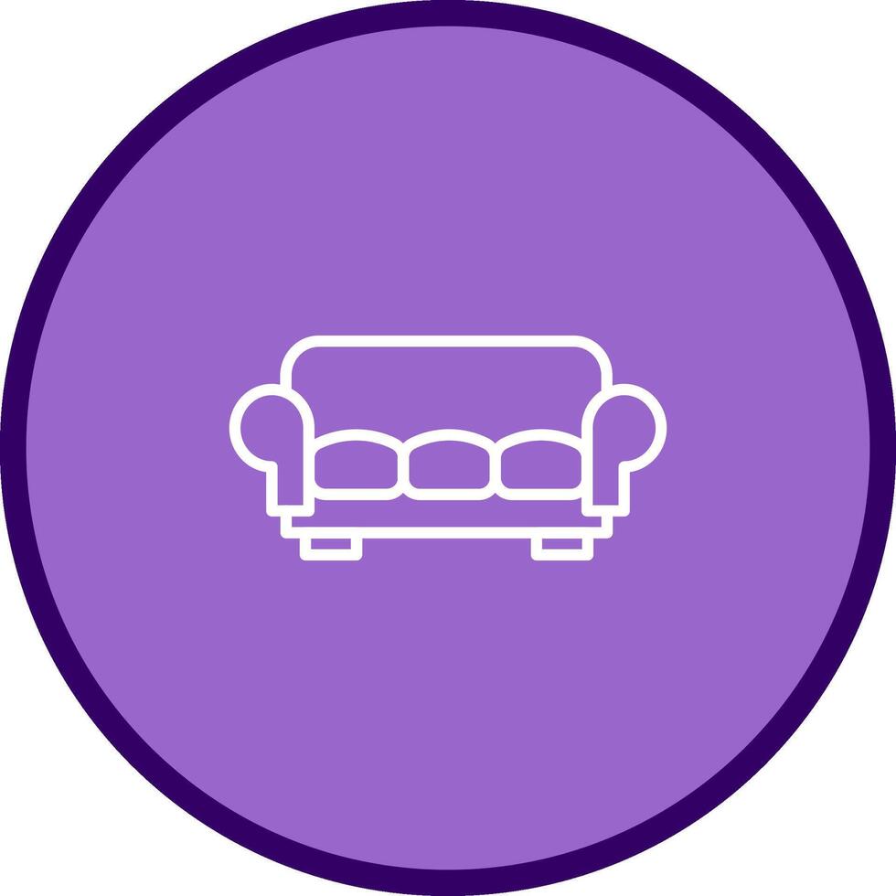 Large Sofa Vector Icon