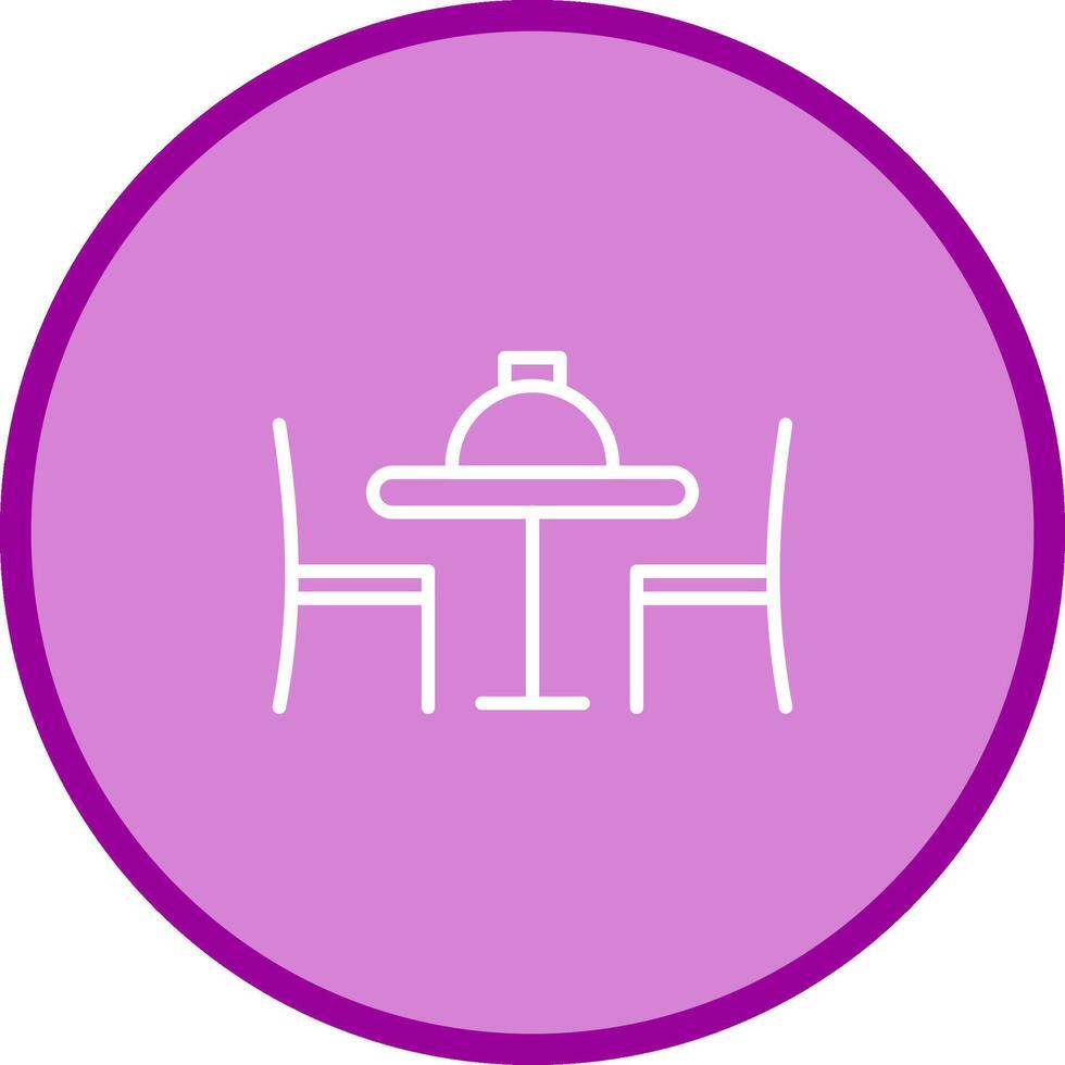 Dinner Table II Vector Icon