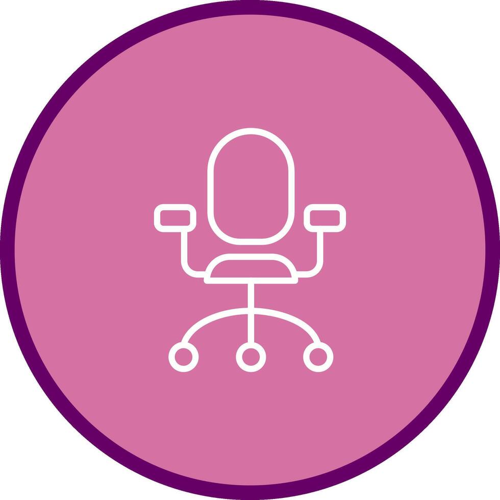 Revolving Chair Vector Icon