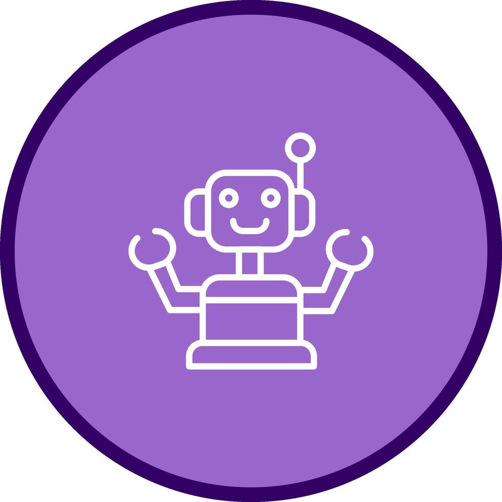 Industrial Robot III Vector Icon