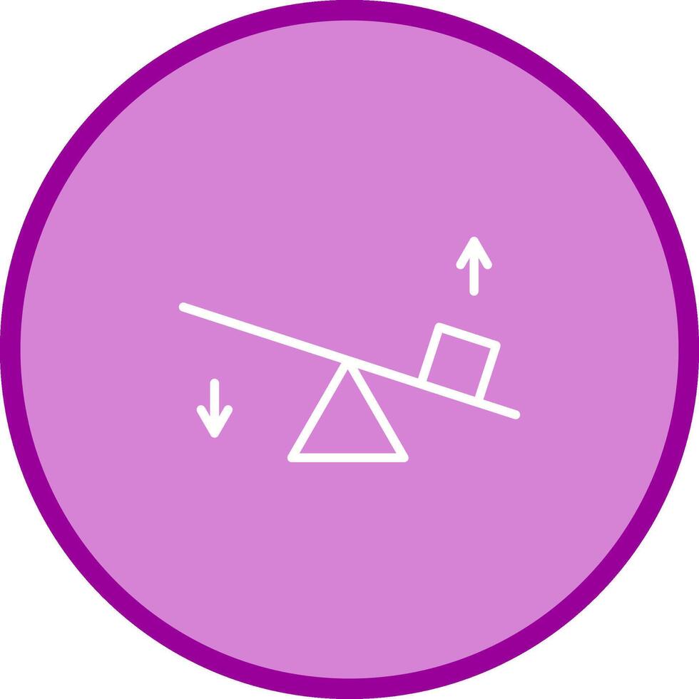 Seesaw Vector Icon