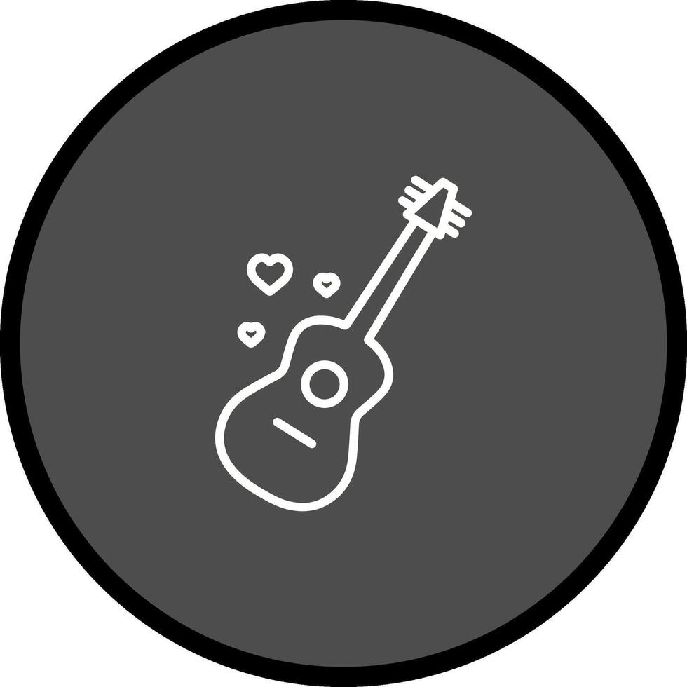 icono de vector de guitarra