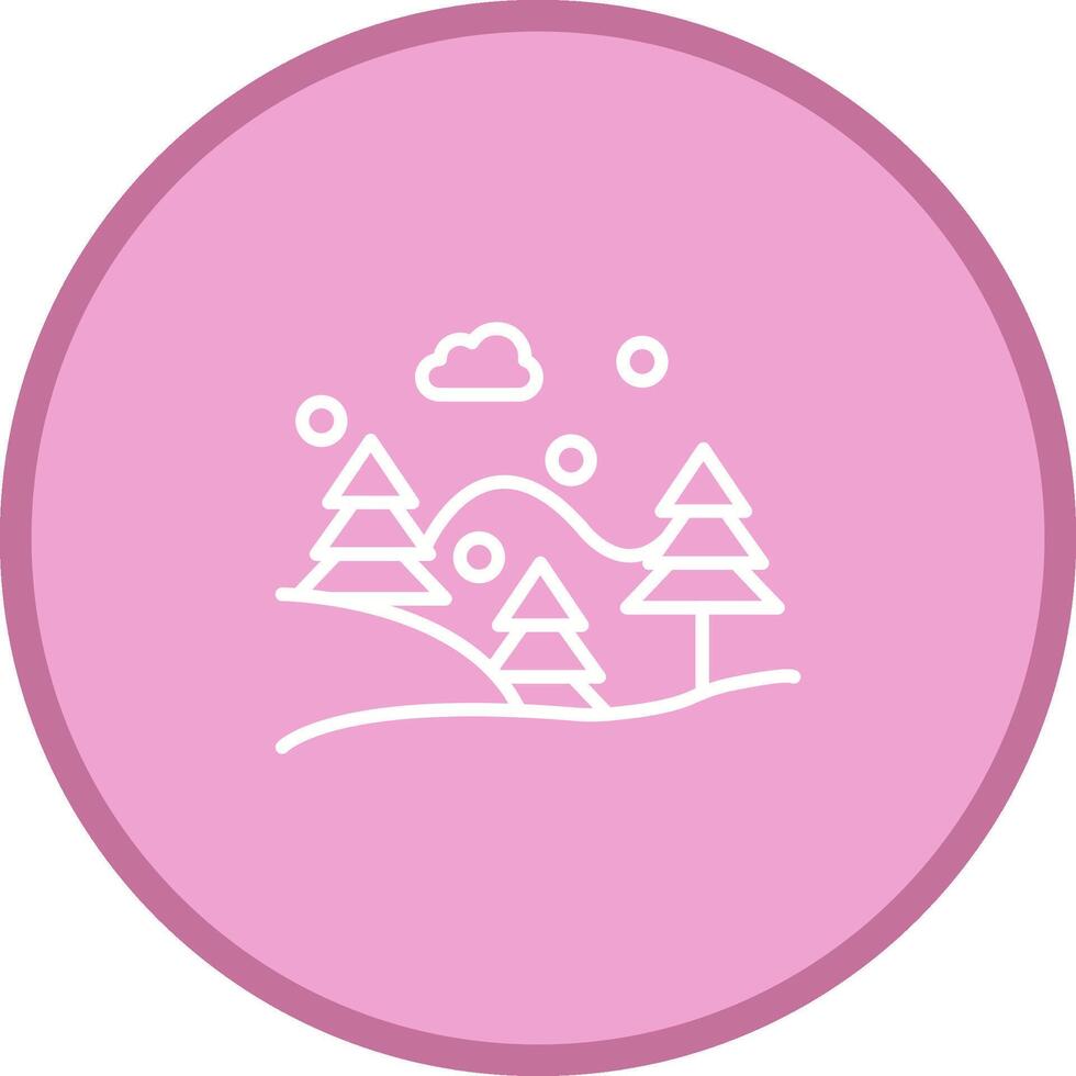 Snow Fall Vector Icon